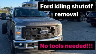 Ford idle shutdown Bypass  Quick  Easy [upl. by Neel836]