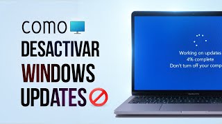 Cómo deshabilitar las actualizaciones de Windows 💻 [upl. by Ecidnak]