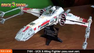 LEGO Star Wars UCS XWing Fighter Review  LEGO 7191 [upl. by Winchell]