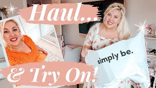 Huge Simply Be Haul amp Try On Help Me Choose Plus Size Style Inspo I Hope [upl. by Nodnyl]