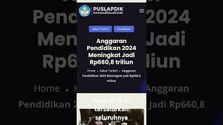 Anggaran pendidikan bertambah di tahun 2024bagaimana dgn kesejahteraan gurunya [upl. by Erika]