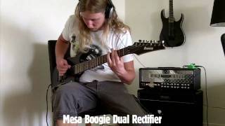 Mesa Boogie Dual Rectifier  Axe FX comparison [upl. by Theodor]