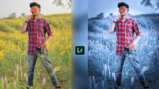 New Lightroom blue and red tone photo editing free preset download [upl. by Acilegna108]