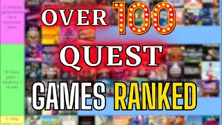 OVER 100 Quest Games Ranked 2024  THE BEST QUEST 2 AND QUEST 3 GAMES [upl. by Nerrag321]