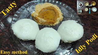 Idli Podi recipe in tamilIdli podi seivathu eppadiIdli podiHow to make idly podi in tamilPodi [upl. by Dimo22]