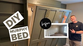 The Ultimate Bedroom Office  Murphy Bed Time Lapse [upl. by Tedmund671]