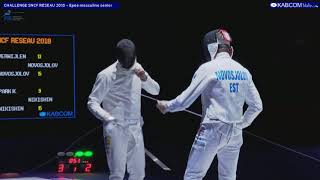 SNCF RESEAU 2018 EMI Final NOVOSJOLOV EST vs NIKISHIN UKR [upl. by Hsot]