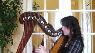 Comptine dun autre été  Yann Tiersen Amélie Poulain  harp  harpe [upl. by Laro]