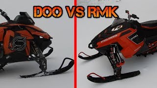 Polaris VS Skidoo  Rc Snowmobile Competition [upl. by Mahmoud71]