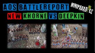 Age of Sigmar Battle Report NEW Blades of Khorne vs Idoneth Deepkin 2000Pts [upl. by Blank]