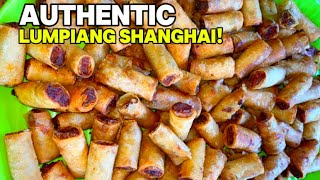 Authentic lumpiang shanghai pumuputok sa lutong [upl. by Amarette]