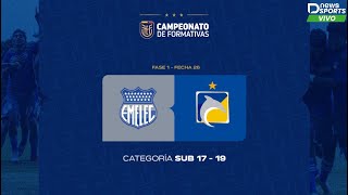 EMELEC VS DELFÍN CAMPEONATO NACIONAL FORMATIVAS 2024 SUB 17  19 FECHA 26 Narración En Vivo [upl. by Tyre]