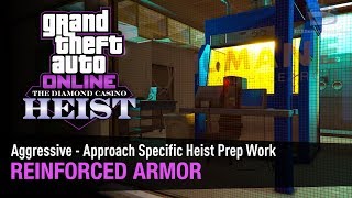 GTA Online The Diamond Casino Heist  Reinforced Armor Aggressive  Solo [upl. by Pickard]