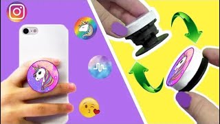 How to make a popsocket for your phone  Cool cardboard ideas  The best of waste [upl. by Reld]