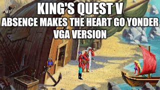 KINGS QUEST V VGA Version Adventure Game Gameplay Walkthrough  No Commentary Playthrough [upl. by Warder]