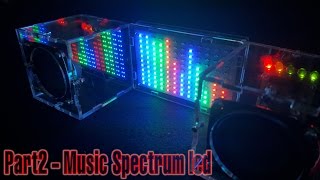 Assembling Music Spectrum Led Flash Amplifier Speaker  P2 [upl. by Nnire]