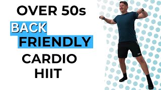 Over 50s ALL LEVELS BACK FRIENDLY Full Body Hiit Cardio Workout NO REPEAT [upl. by Eyoj]