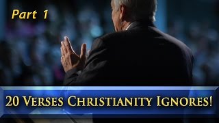 20 Verses Christianity Ignores Part 1 [upl. by Huxham65]