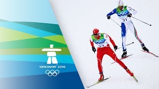 Cross Country Skiing  Mens 15Km Free Highlights  Vancouver 2010 Winter Olympic Games [upl. by Niall]