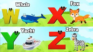 Phonics Song with two words  Phonics song a to z  A for Apple  Nursery Rhymes for Toddlers [upl. by Sheryle966]