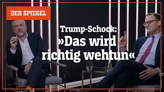 TrumpSchock Beginnt neue Weltordnung Jens Spahn amp Michael Roth im Spitzengespräch  DER SPIEGEL [upl. by Murial]