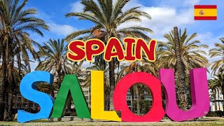 Salou  Spain City Walking Tour Salou Travel Guide 4k HDR 60fps [upl. by Ahsinauq]