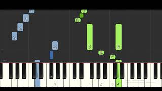 The Entertainer  Scott Joplin  Piano Tutorial  How To Play  Easy  Intermediate [upl. by Ailero]