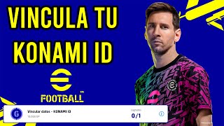 COMO VINCULAR TU KONAMI ID  eFootball 2022 [upl. by Lyckman]