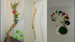 hacer maceta de botellas plasticas recicladas EN ESPIRAL facil manualidad decorativa [upl. by Telracs847]