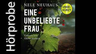 Nele Neuhaus Eine unbeliebte Frau Hörprobe Bodenstein Kirchhoff Krimi [upl. by Irbua]