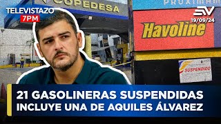 Una gasolinera de Copedesa empresa de los Álvarez fue clausurada  Televistazo 7 PM ENVIVO🔴 [upl. by Jaela336]