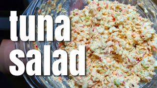 My ultimate TUNA SALAD recipe  Salad Saturday [upl. by Ylagam]