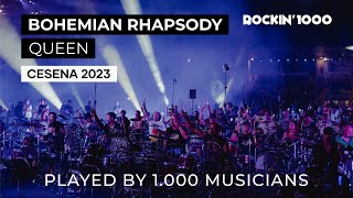 Bohemian Rhapsody  Queen played by 1000 musicians  Rockin1000 [upl. by Farron]