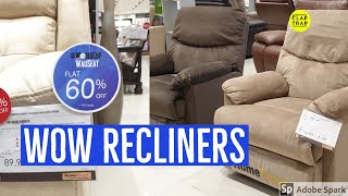 RECLINERS AT 60 DISCOUNT  A MUST WATCH [upl. by Ymeon68]