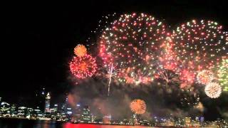 Australia Day Fireworks Perth  Skyworks HD [upl. by Hinkle]