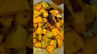 Bengali labra recipe ❣️shorts food [upl. by Nyladgam]