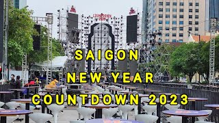 TpHCM Sài Gòn COUNTDOWN đón năm mới 2023 trên phố đi bộ Nguyễn Huệ [upl. by Tenrag25]