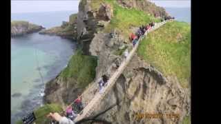 A view of CarrickaRede Rope Bridge [upl. by Ailongam]