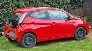 Toyota Aygo salvage repair part 1 [upl. by Hong]