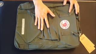 Fjallraven quotMaxiquot Kanken Backpack Unboxing and Review 2016 Part1 [upl. by Lower]