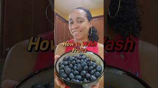 Do you know how to clean your fruit fruit pesticides [upl. by Amsirhc]