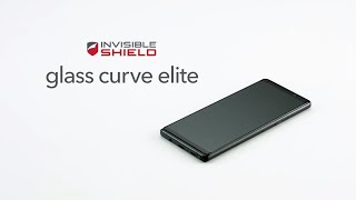 How to Install Glass Curve Elite for Samsung Note8  InvisibleShield [upl. by Maryanna]