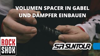 VOLUMEN SPACER EINBAUEN FÜR ROCKSHOX DÄMPFER UND GABEL [upl. by Vani]