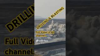 Stone Mines Drilling amp Blasting automobile constructionequipment viralvideo viralshorts [upl. by Erreid]