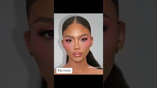 TRIED THE VIRAL AMAYA COLON INSPIRED MAKEUP 😍🎀 🔥 or 👎 makeup makeuptutorial [upl. by Ecnaralc]