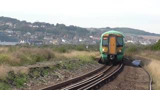 Trains Along The Seaford Branch Line  Southease  Newhaven  Seaford [upl. by Adne86]