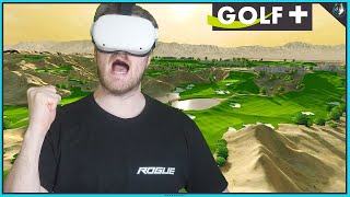 18 HOLE COURSE VLOG IN VR  Golf Plus vs EffingWires  Oculus Quest 2 Gameplay [upl. by Nylloh]