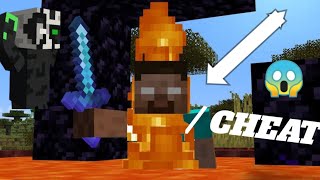 Minecraft but I use cheats  confident boyz Minecraft gameplay [upl. by Ahsac]