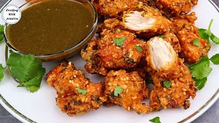 Perfect Chicken Pakora Recipe With Special Chutney Tips amp Tricks By Cooking With Passion Snacks [upl. by Nickolas]