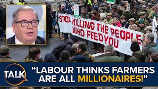 quotA Massive Problem For Labourquot  Farmers March On Whitehall Over Inheritance Tax [upl. by Carnay]